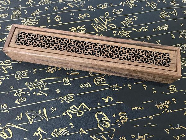 

fragrance lamps line incense box burner sleeping solid wood thread wholesale decoration home decor