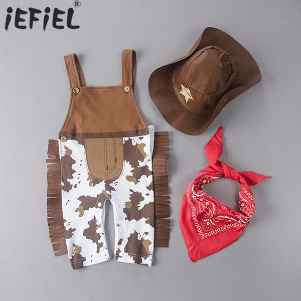 

jumpsuits baby boys cowboy cow costume rompers for toddler infant halloween christmas birthday party cosplay fancy dress, Blue
