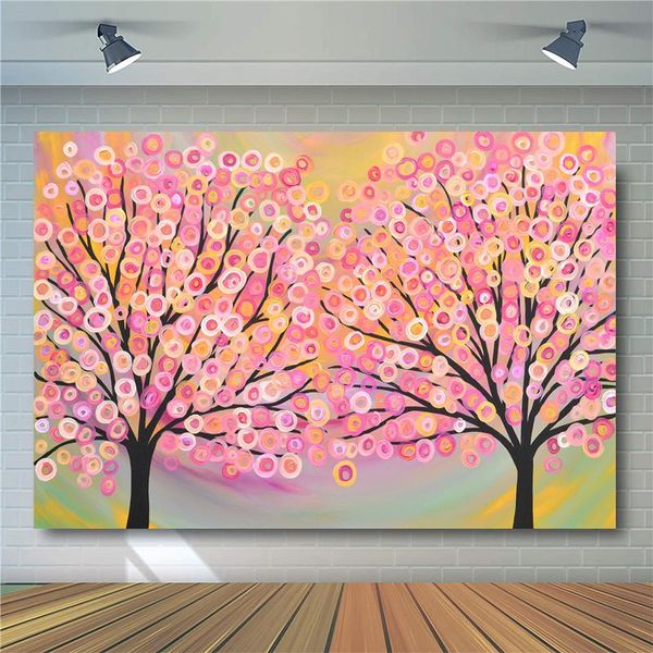 

party decoration 3d oil painting printed thin po background fashionable pography backdrops pos for studio birthday