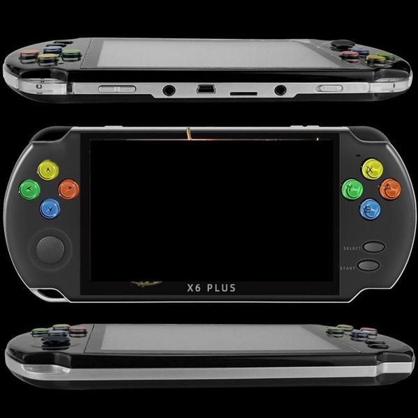 

coolbaby x6 plus retro game console 128 bit handheld joystick controller built in 3000 for gba arcade nes portable players