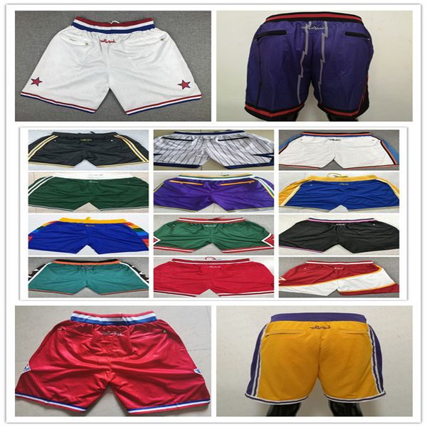

man just pocket don basketball shorts retro hip-hop fashion gym sweatpants with zipper pockets pants stitched s size s m  xl xxl, White;black