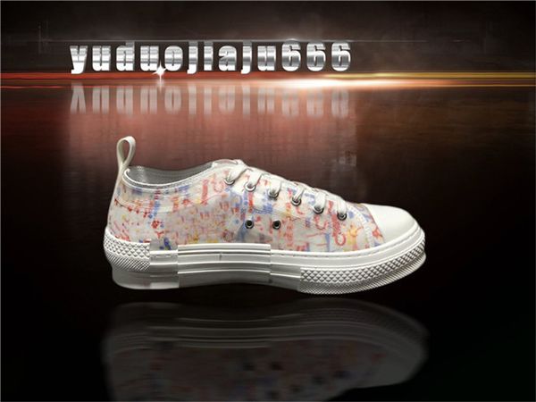 

running shoes outdoor 19ss obliques bottom breathable women men platform leather flowers b23 trainers sport sneakers