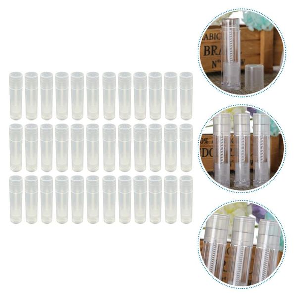 

storage bottles & jars 60 pcs diy lip tube refillable lipstick container cosmetic