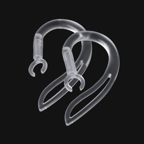 

7mm earphones transparent soft silicone ear hook loop clip headset c5ae cell phone mounts & holders