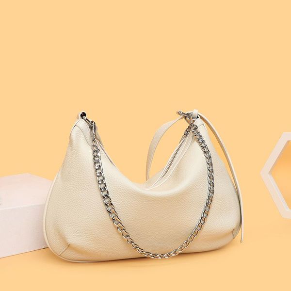 

evening bags genuine leather women handbags arge soft cowhide female shoulder designer chain tote bag fashion messenger