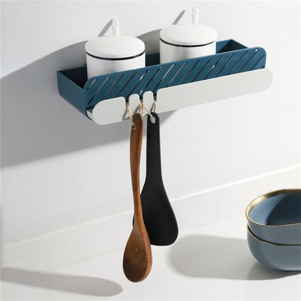 

bathroom storage & organization vogvigo rectangular self adhesive shelf with drain rack hook for kitchen bottle sundries toiletries wall dec