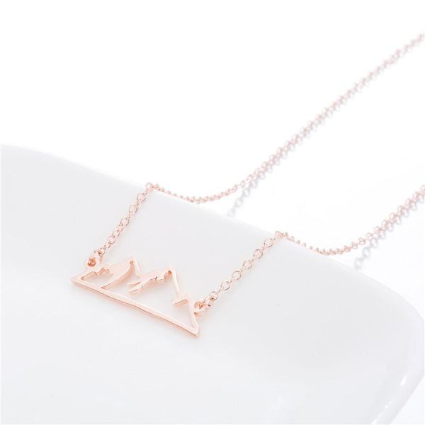 

pendant necklaces fashion round tree branches shaped cute animal bird trendy geometric origami necklace for women gifts, Silver