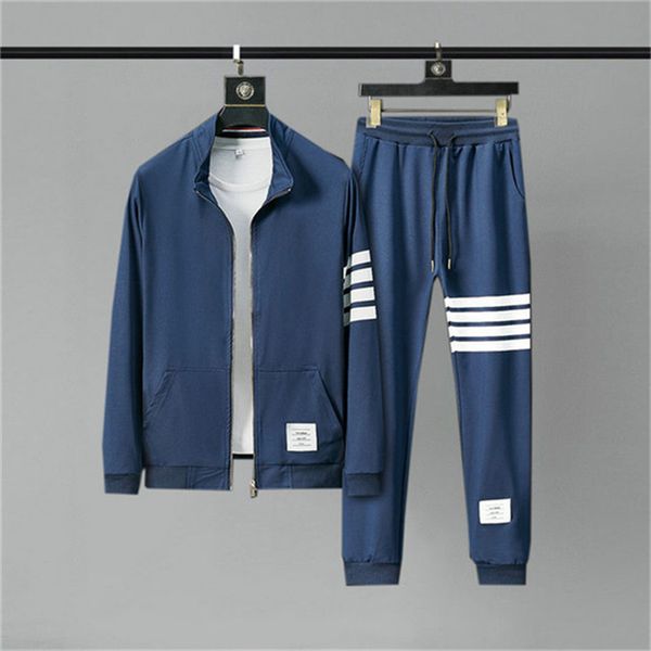 

022 winte designer tracksuits mens luxury sweat suits hoodies street leisure hooded men jogger classic womens jacket + pants tracksuit hip h, Gray