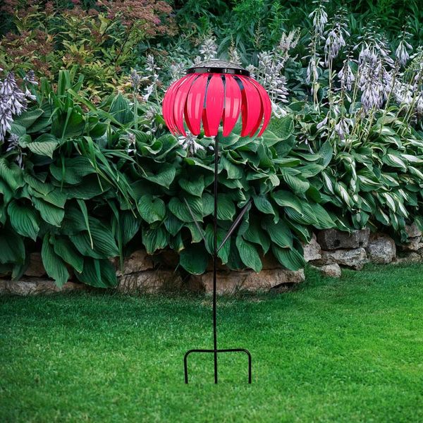 

lawn lamps 40# 1pc solar power led flower shape light landscape lamp outdoor waterproof yard garden atmosphere decoration lights