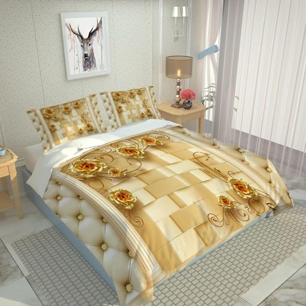 

fashion autumn printed bedding home textiles single bed double duvet cover pillow case sheet boy girl set sets