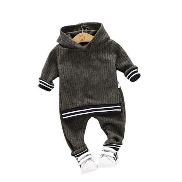 

sets new spring autumn children fashion clothes baby boys girls hoodies pants 2pcs/sets kids toddler clothing infant casual tracksuit c0225, White