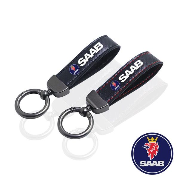 

car organizer key chain carbon for saab 9-2x 9-3 9-5 9-7x 9-7 9-4x accessories