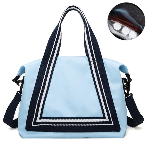 

women training gym fitness travel bags waterproof dry and wet nylon outdoor sports handbag shoulder tote for female