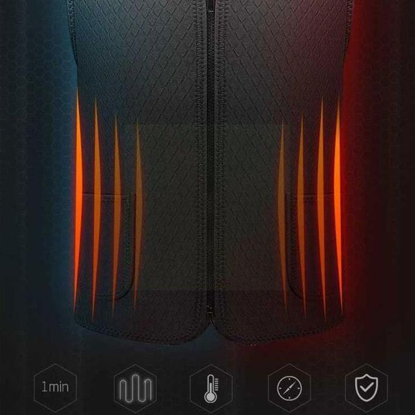

yoga outfit neoprene heating vest usb 7-zone electric work outdoor clothes v9u5