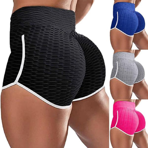 

yoga outfit women sport shorts clothing gym high waist push up for ladies leggings fitness seamless hip lift tight sportswear