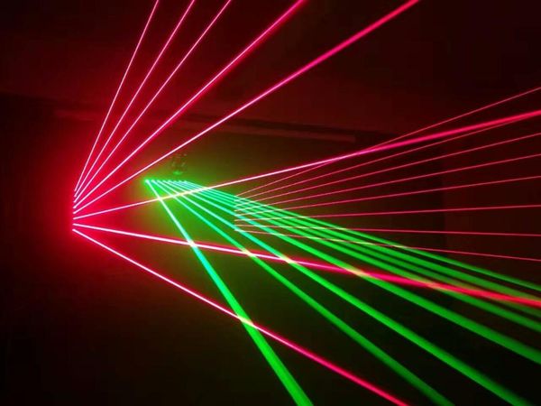 

effects good quality led eight eye laser light red green rgb color eyes bar scanning wedding performance 8 lens lights