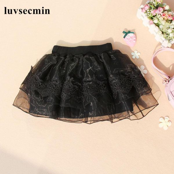 

skirts 2021 autumn 2-15y children lace skirt baby tutu black cake girls saia ballet fantasia tutus jw026111, Blue