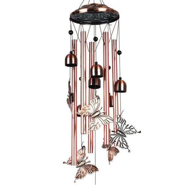 

decorative objects & figurines large outdoor butterfly wind chime metal terrace porch suitable for home garden backyard decor wall door
