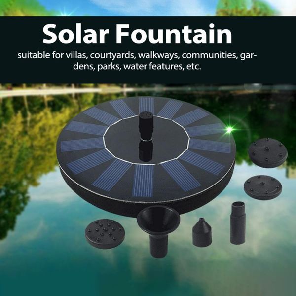 

solar water pump fountain floating outdoor pool circular fountains energy garden courtyard fish pond waterpump geyser decorations