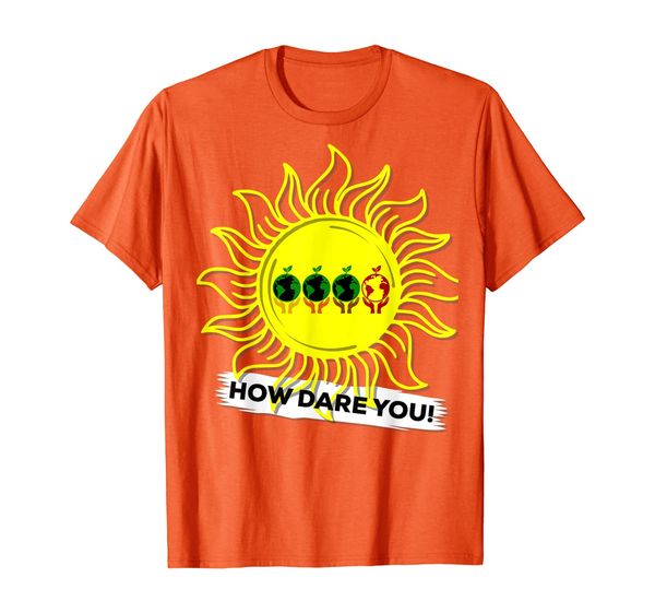 

climate change activist how dare you design t-shirt, White;black