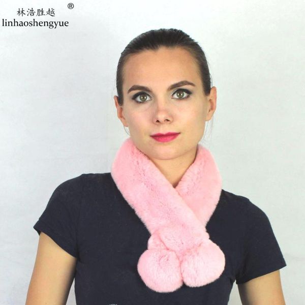 

scarves linhaoshengyue hopping fur scarf women natural skin fashion, Blue;gray