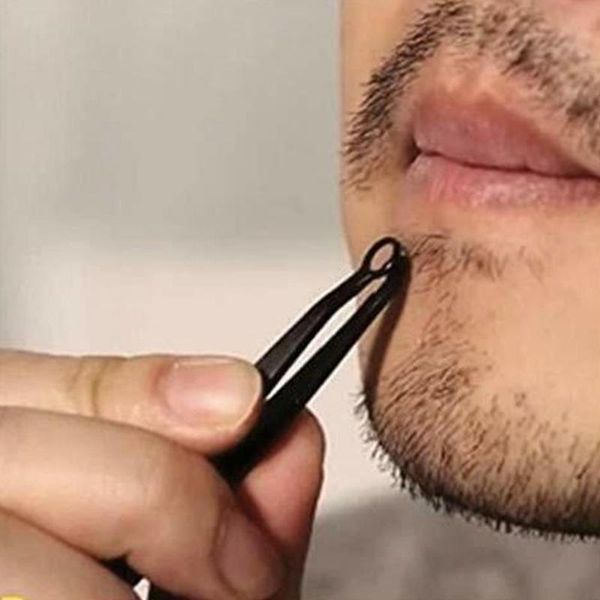 

electric nose & ear trimmers 1pcs professional steel round hair clip removal eyelashes eyebrow tweezers makeup tool multifunctional