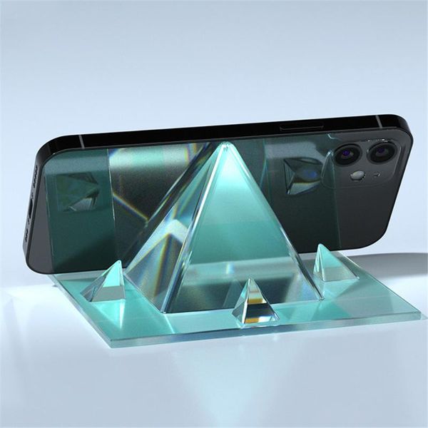 

craft tools pyramid phone stand mold diy epoxy resin gold tower bracket holder moulds silicone jewelry