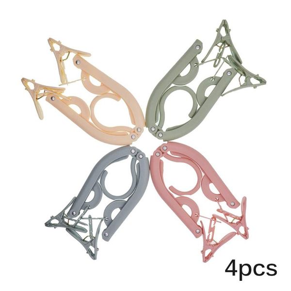 

travel portable folding hanger multifunction magic stretch clothes plastic artifact suit home wardrobe storage rack hangers & racks