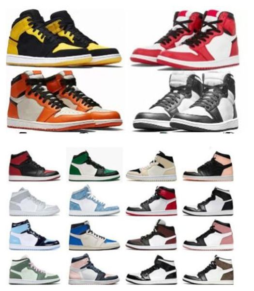 

2021 jumpman 1s 1 high mens og basketball shoes obsidian unc hyper royal university blue lucky green women sneakers trainers air jordan1s aj