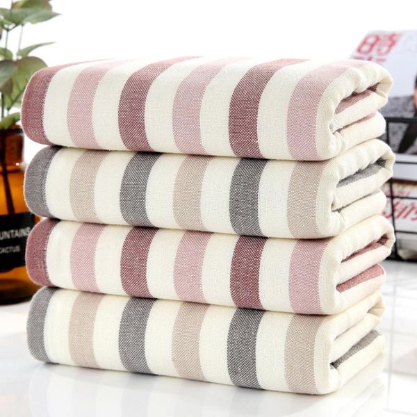 

towel face-care pure cotton face reactangle household stripe towels strong water absorption kids adults for home toalla de cara