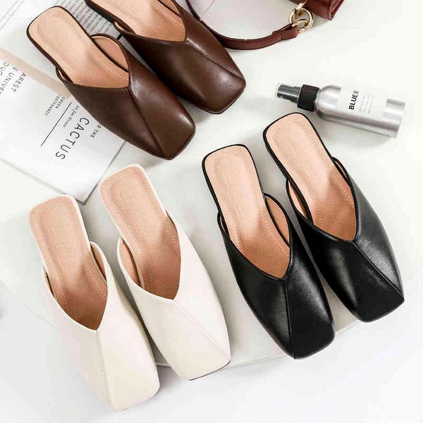 

slippers in the spring designer outdoorshoes woman mules platform slippers sandalias verano para mujer zapatos calzado rpyb, Black