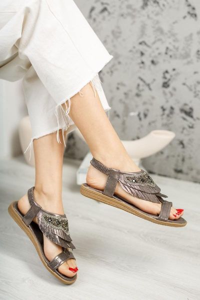 

sandals beybun bright orthopedic sole tassels, Black