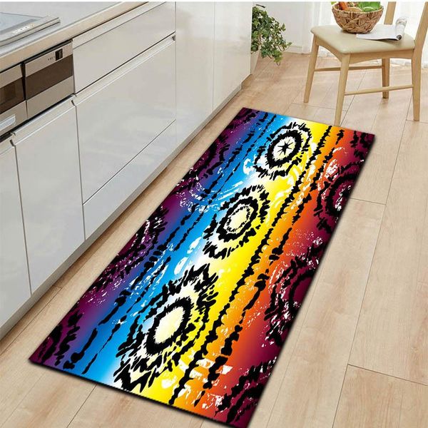 

color abstract doormat non-slip bath mat decor nordic style soft flannel hallway living room rug home washable kitchen carpet carpets