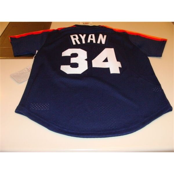 

custom 1988 jersey nolan ryan baseball mitchell ness baseball men women kids youth baseball jersey, Black
