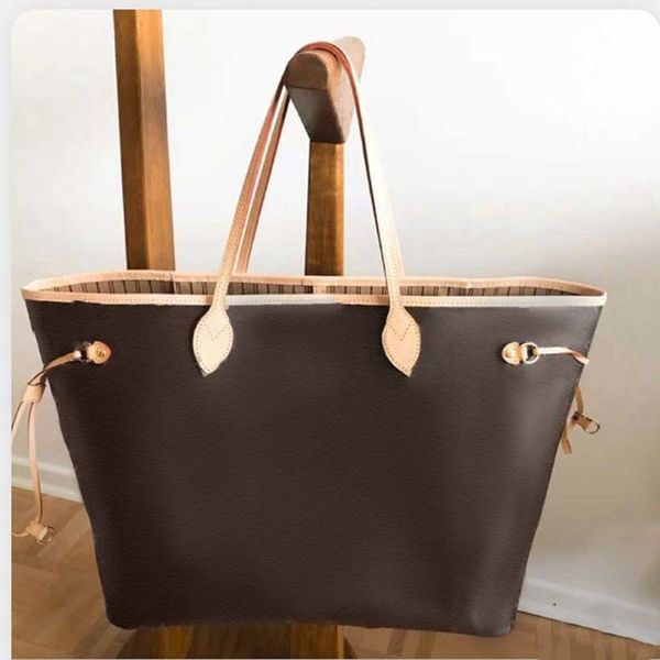 

designer high luxury quality handbag totes classic flower brown with original bags serial number purse large shopping bag handbags package