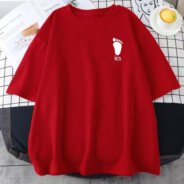 

women's t-shirt white footboard ics prints tshirts woman simple s-xxxl t-shirts soft harajuku tees shirts breathable comfortable female