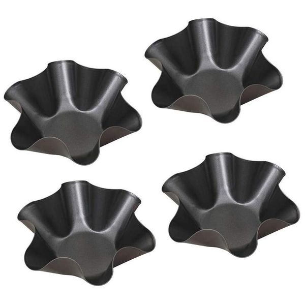 

bowls nonstick carbon steel tortilla shell pans baking molds bake and serve sets black