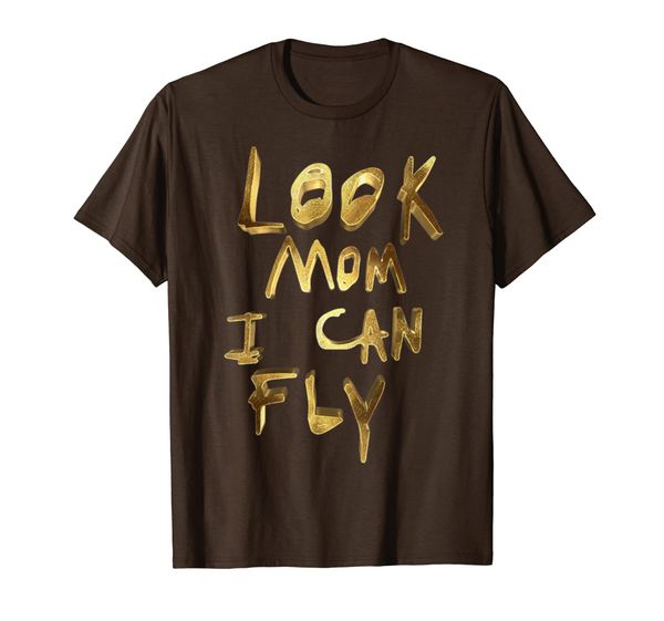 

look mom i can fly shirt t-shirt, White;black