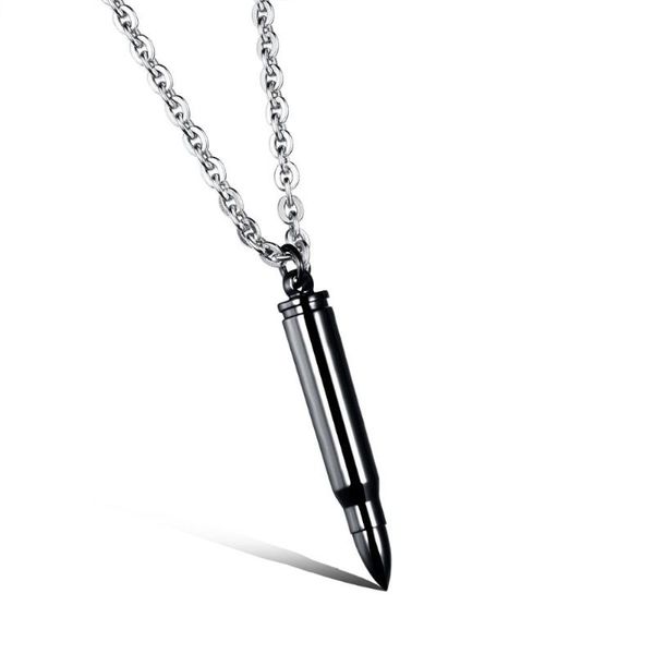 

chains megin d stainless steel titanium pendant goth necklace for men collares korean style fashion jewellry friends gift, Silver