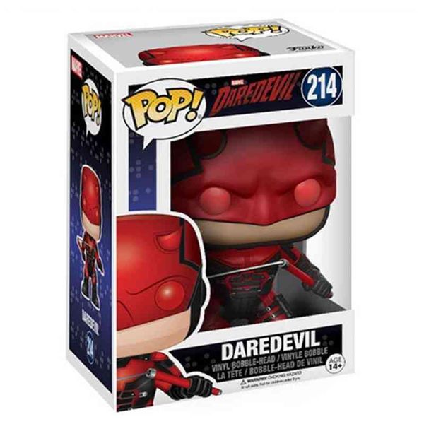 

animation funko pop 214 super brave man hand made boxed model ornaments