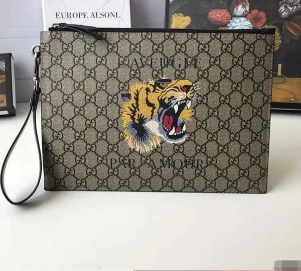 

purse brand designer luxury f8gm holders 473904 printed motif slim cases clutch leather long wallets card chain wallet pouches key, Black;red