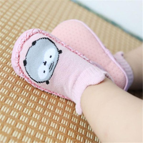 

first walkers floor socks infant shoes toddler cartoon anti-slip combed cotton