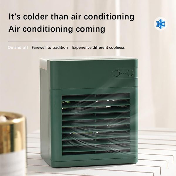 

In 1 USB Air Cooler Device Desktop Humidification Portable Mechanical Silent Conditioning Fan 2021 Party Favor