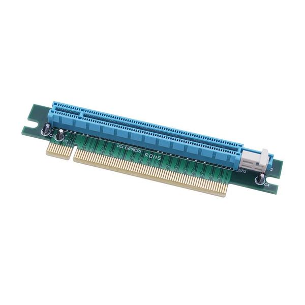 

pci-e 16x riser card 90 degree pci-express right angle extender protector adapter computer cables & connectors