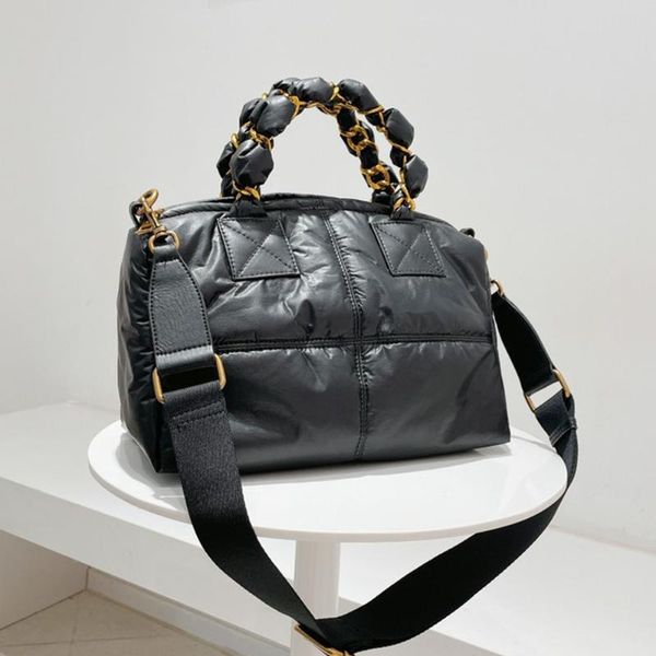 

evening bags luxury pad women's handbag designer cotton padded crossbody for women fashion down space tote quilted shoulder bag ladies