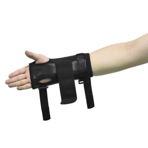 

jian qiao yan gloves tendonitis wrist protector key sheath thumb adjustable anti-inflammatory wristband waist support, Black;gray