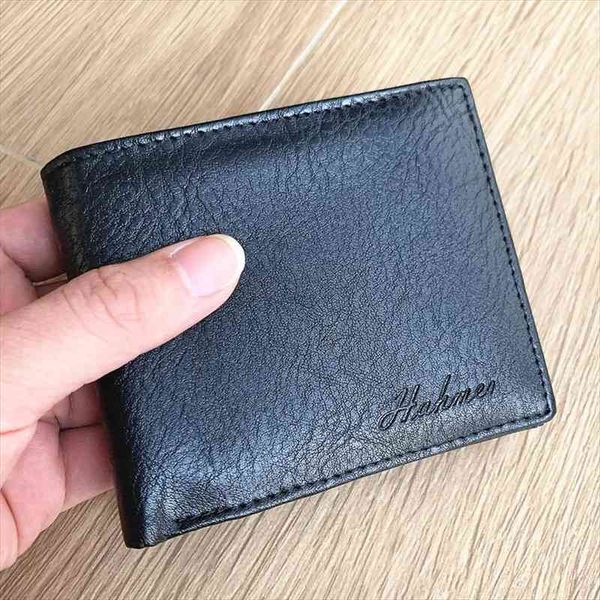 

with coin bag mens pu leather wallet male purse clutch card holder men short wallets, Red;black