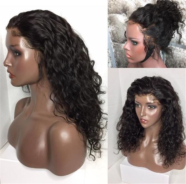 

5x4.5 silk base wig brazilian hair glueless silk full lace human hair wigs for black women loose deep wave lace wigs, Black;brown