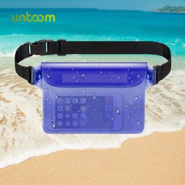 

untoom waterproof swimming drifting diving waist bag phone case wallet underwater dry shoulder pack pocket pouch cell cases