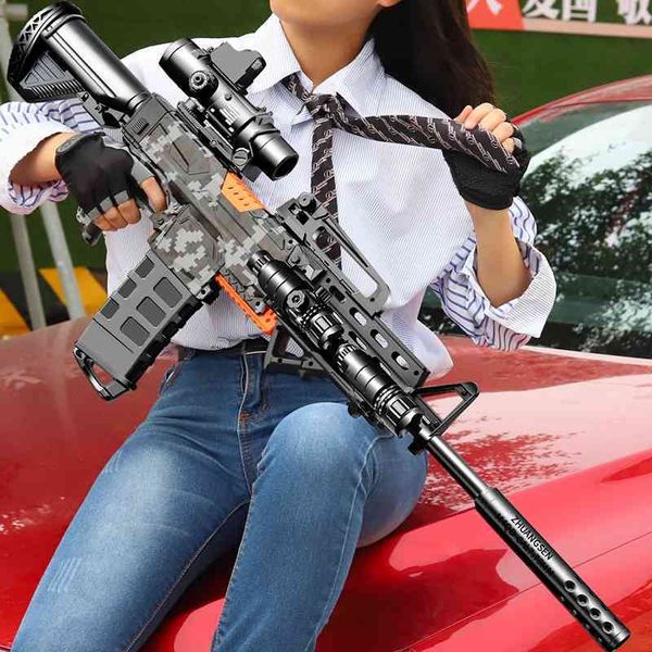 

electric continuous firing m416 soft bullet can launch boys' outdoor combat submachine simulation toy gun model